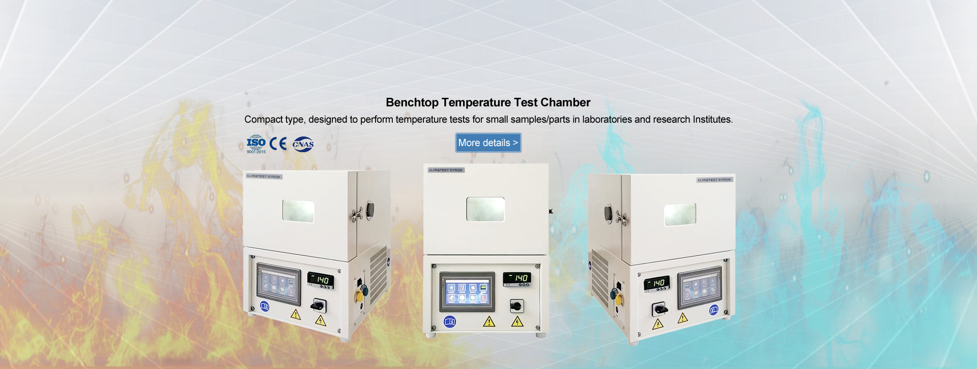 Fabbrica di camere per test di temperatura da banco